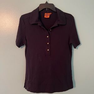 Tory Burch sz L Navy Polo Top